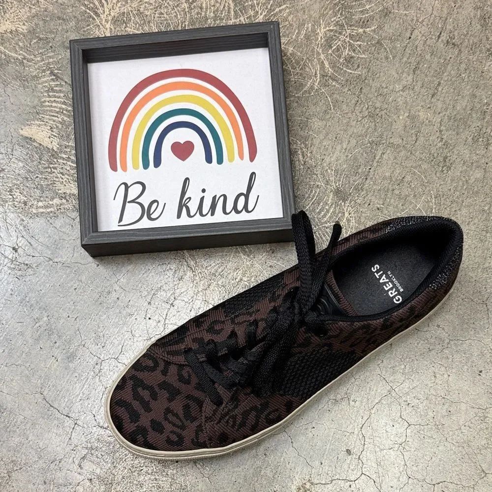 *Greats women’s Sneakers - Black and Brown Leopard